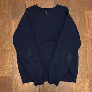 Gildan Navy Crewneck Sweater